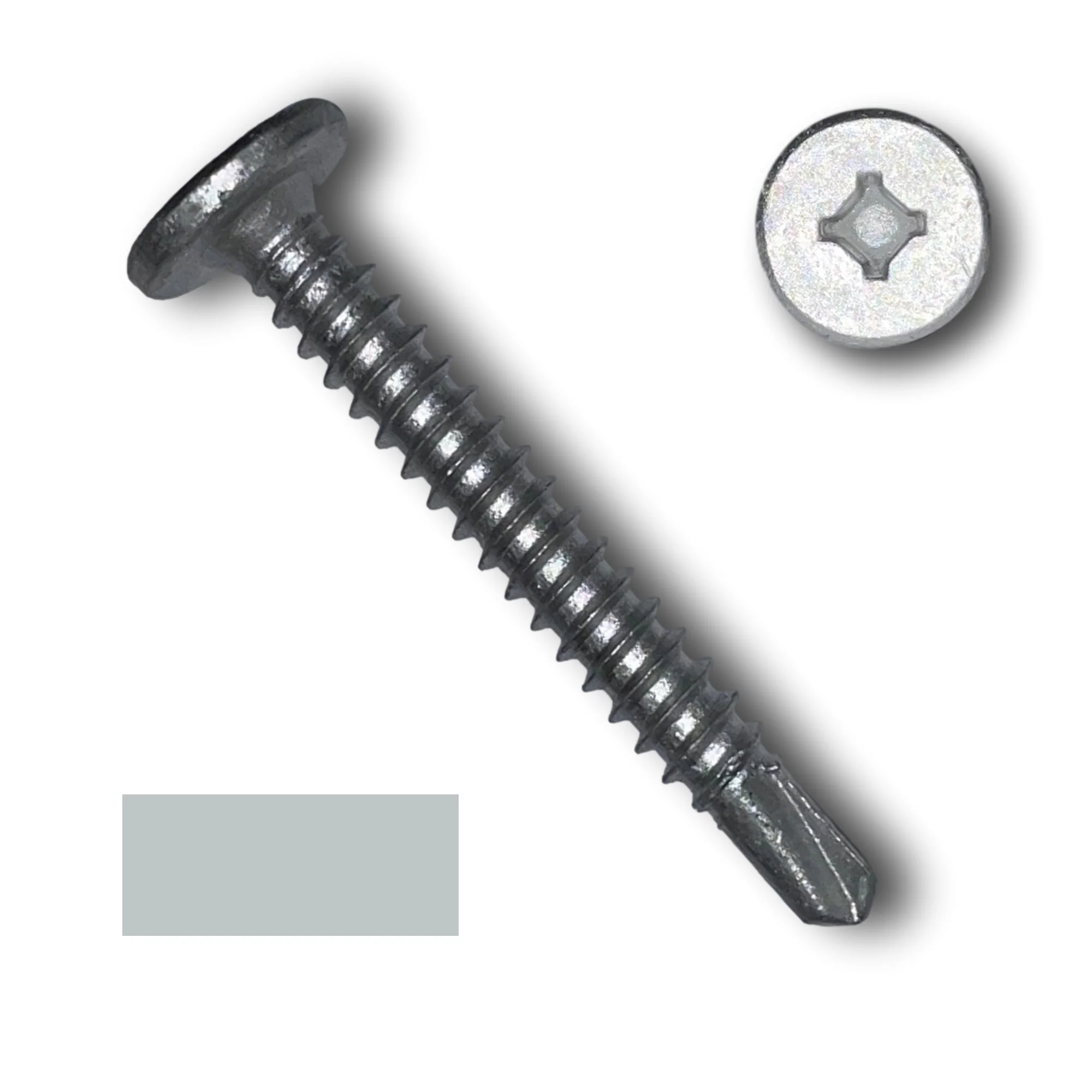 #10 Zinc-Coated Steel Pancake Head Screws - Image 4