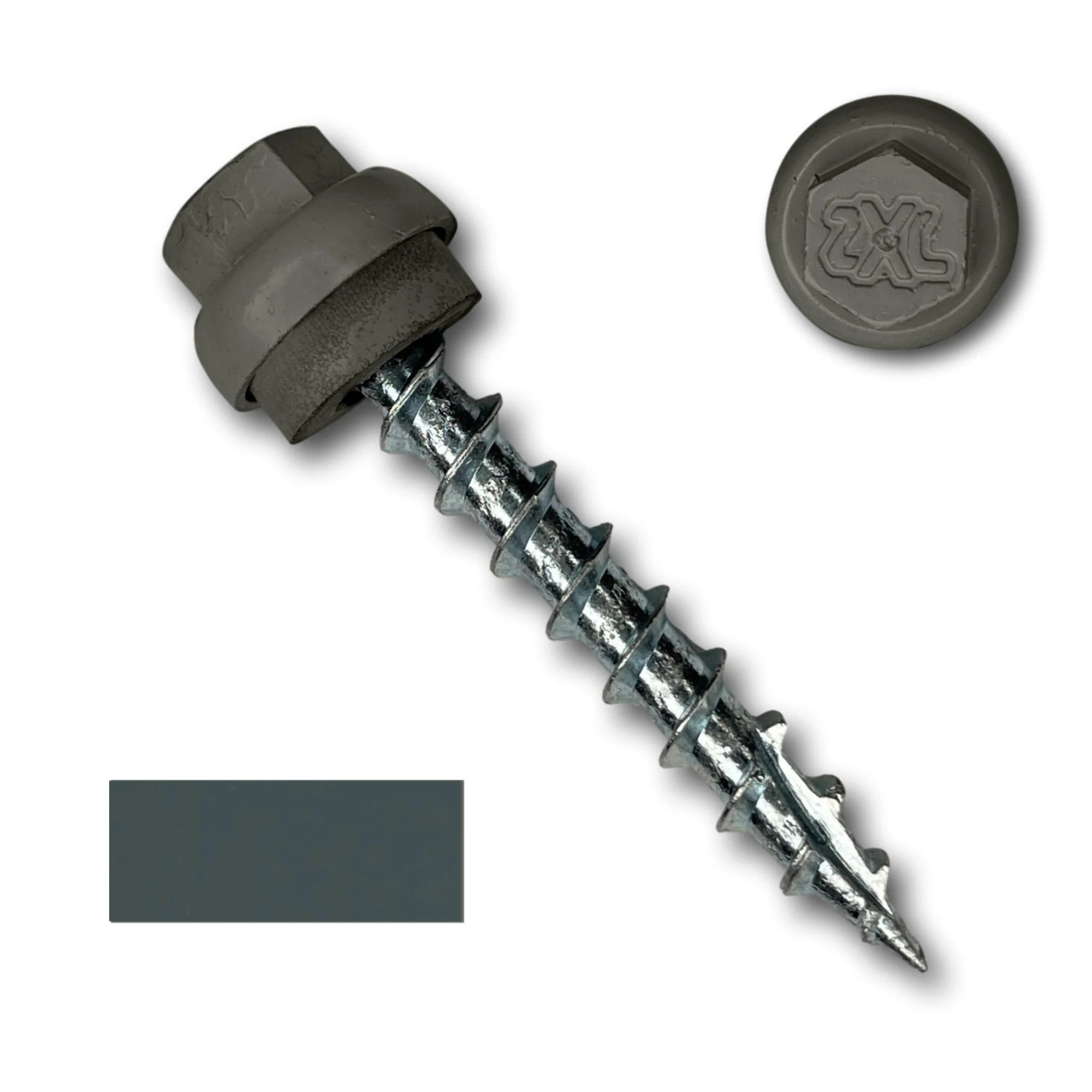 #12 x 1.5" ZXL Dome Cap Metal Roofing Screws (Metal-to-Wood) - Image 6