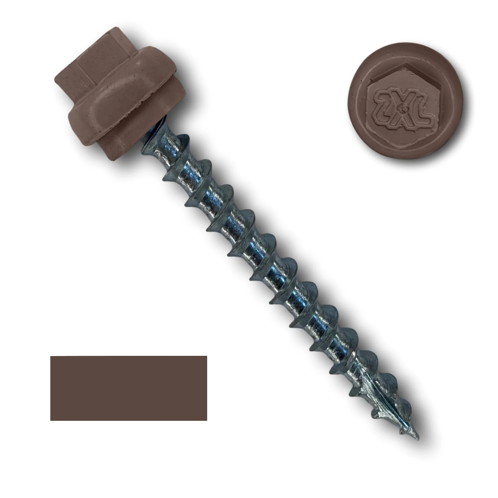 #12 x 2" ZXL Dome Cap Metal Roofing Screws (Metal-to-Wood) - Image 10
