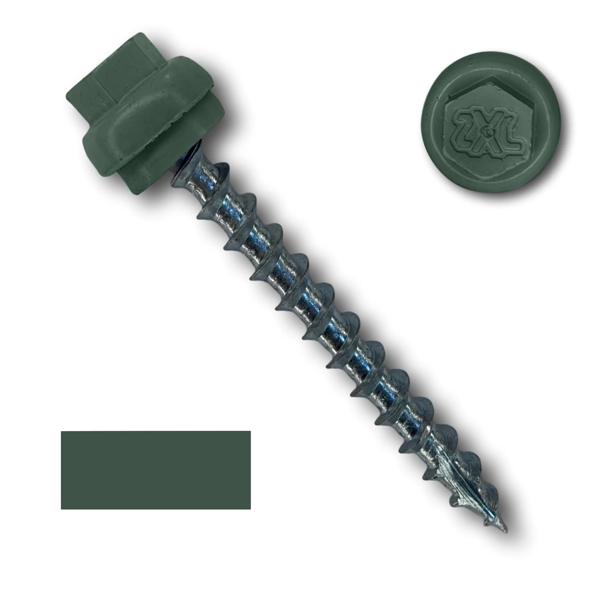 #12 x 2" ZXL Dome Cap Metal Roofing Screws (Metal-to-Wood) - Image 15