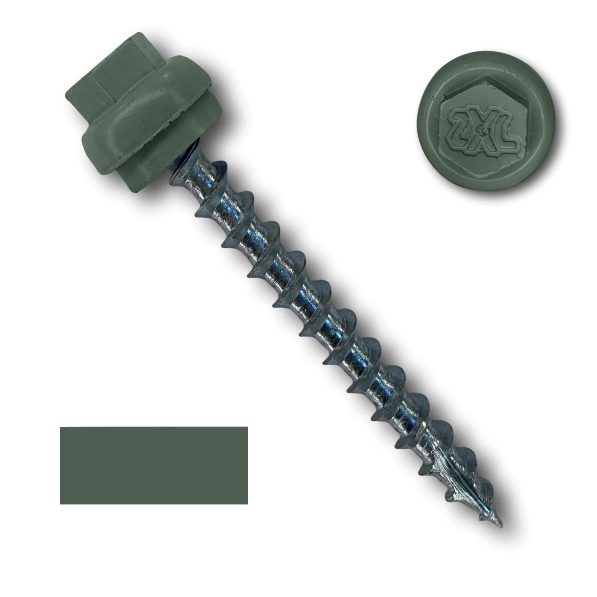 #12 x 2" ZXL Dome Cap Metal Roofing Screws (Metal-to-Wood) - Image 16