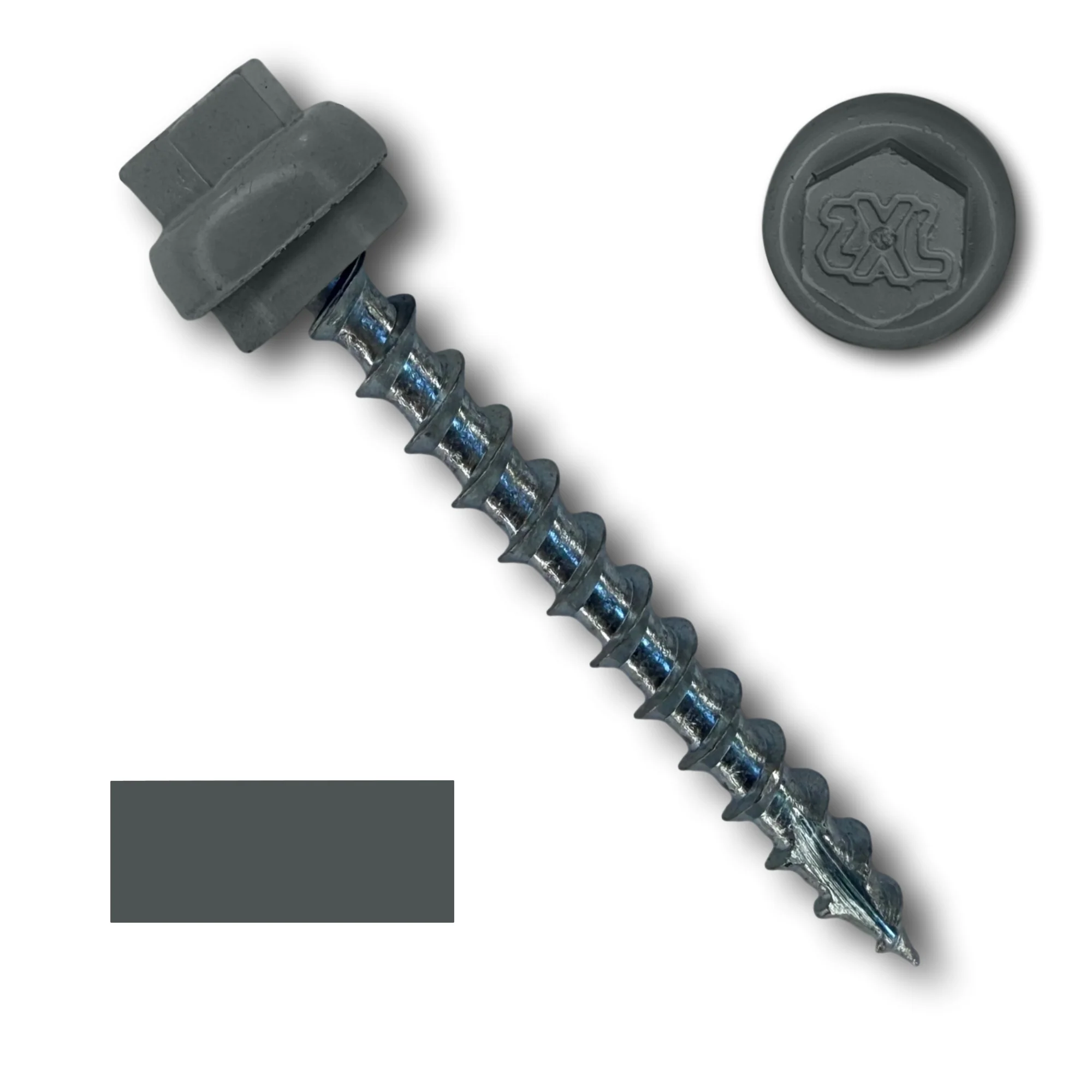 #12 x 2" ZXL Dome Cap Metal Roofing Screws (Metal-to-Wood) - Image 8