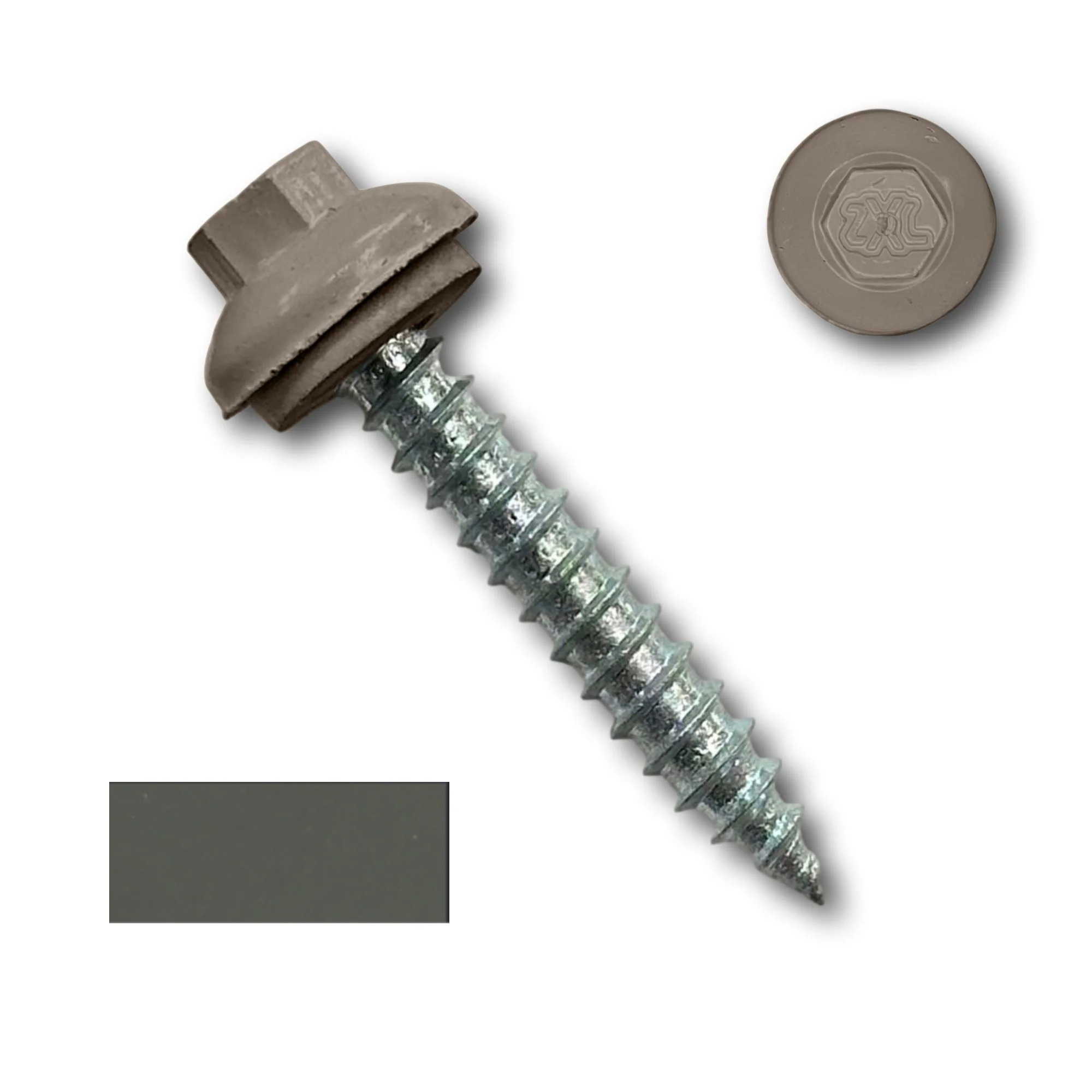 #14 x 1.5" ZXL Dome Cap Metal Roofing Screw (Metal-to-Wood) - Image 7