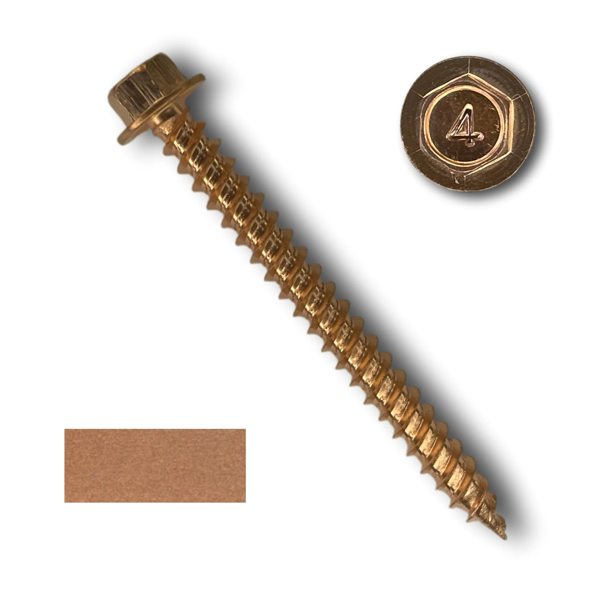 Copper Plated Sheet Metal Screws - Image 6