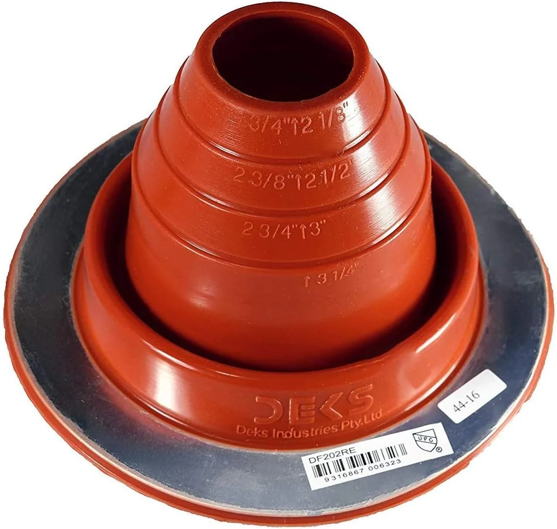 Dektite Round Base High Temperature Silicone - Metal Roofing Pipe Flashing Boots - Image 3