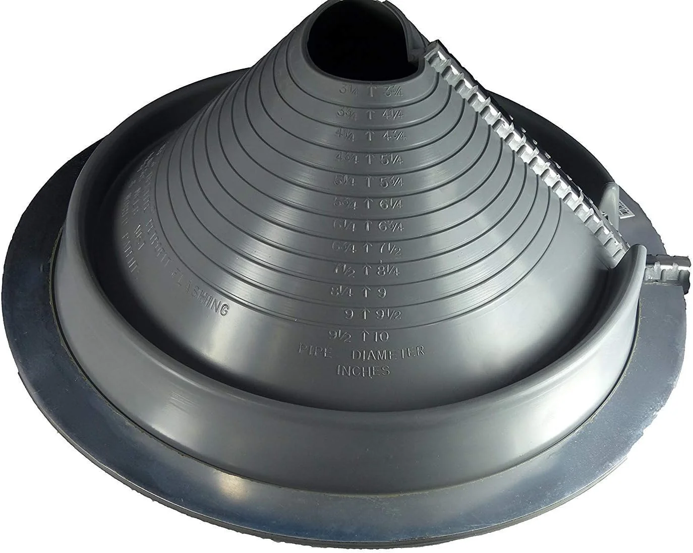 Dektite Flexible Roofing Pipe Flashing Retrofit Split Zipper Boots - Image 4