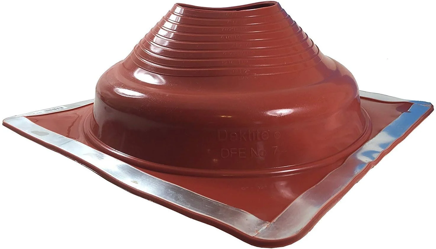 Dektite Square Base High Temperature Silicone - Metal Roofing Pipe Flashing Boots - Image 8